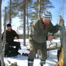 Kurkiojalla Antin laavulla 2010